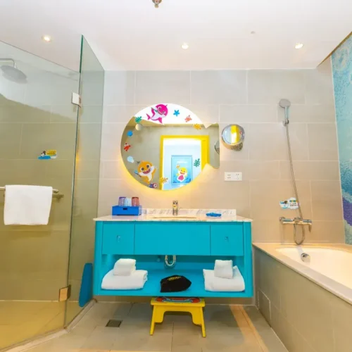 Shark Baby Family Double Bed Room