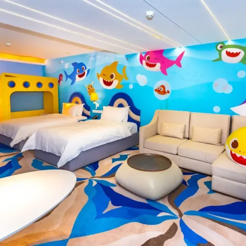 Shark Baby Family Twin Room