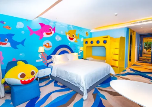 Shark Baby Family Double Bed Room
