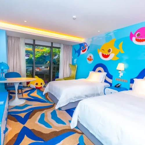 Shark Baby Family Twin Room