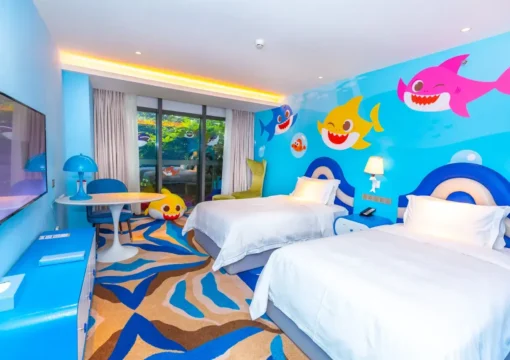 Shark Baby Family Twin Room